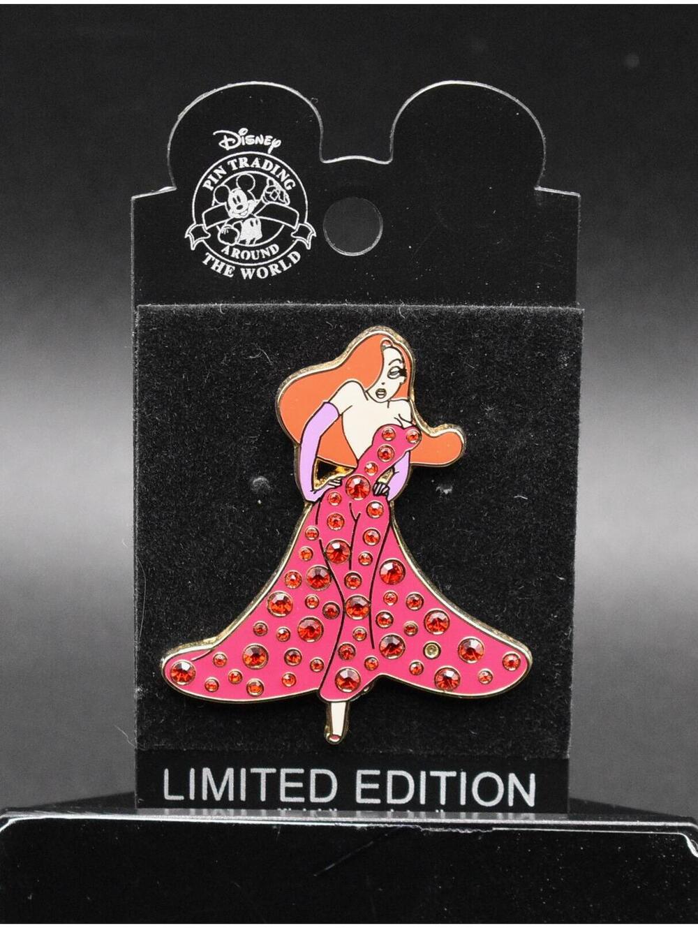 Disney Shopping DS Jessica Rabbit Who Framed Roger Rabbit Pave LE 500 Pin (C4)